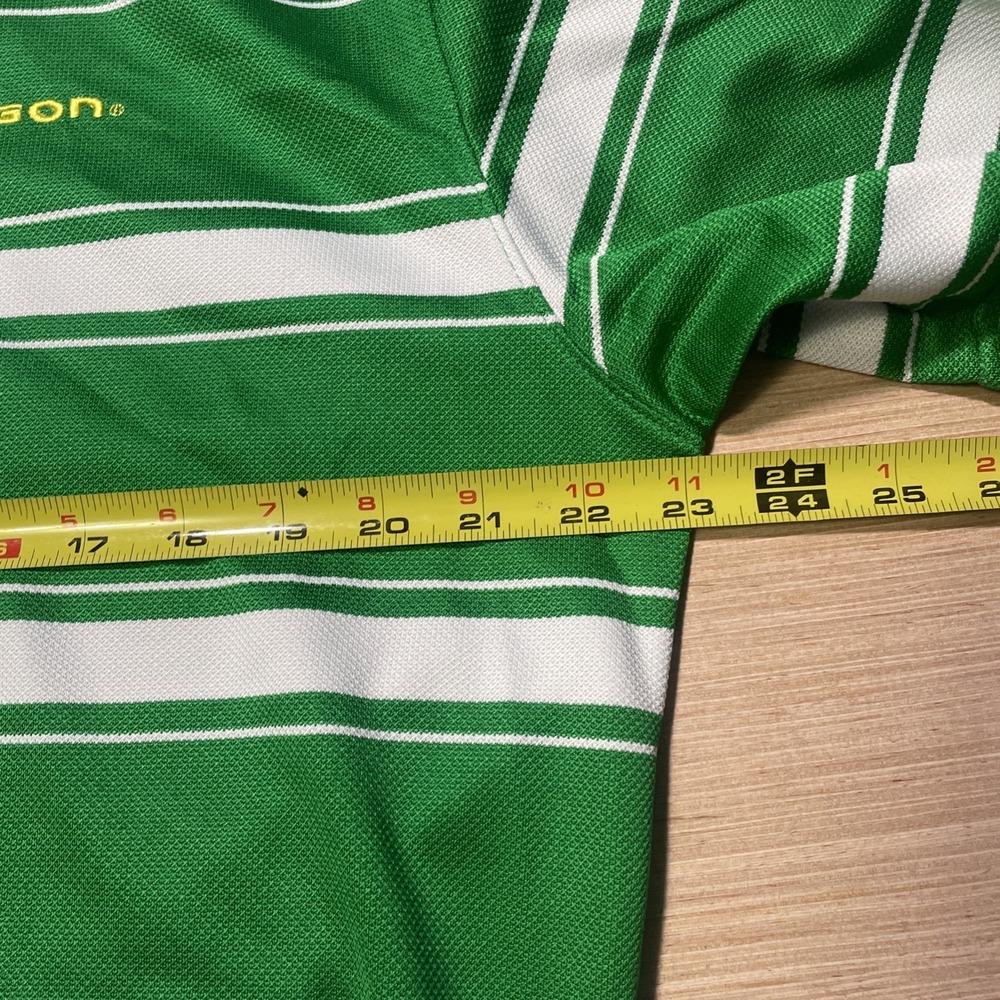 Oregon Ducks Columbia Omni-Shade Polo Shirt Mens L Green Stripe‎ Golf NCAA - Picture 9 of 10
